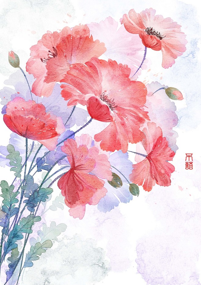 不语长如醉 水墨花卉间的哲学秘境